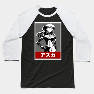 Evangelion Asuka Baseball T-Shirt